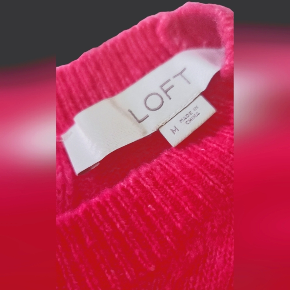 Hot Pink Loft Sweater